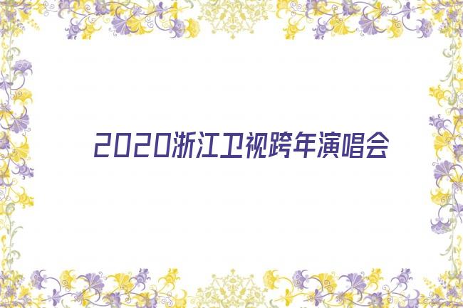 2020浙江卫视跨年演唱会剧照