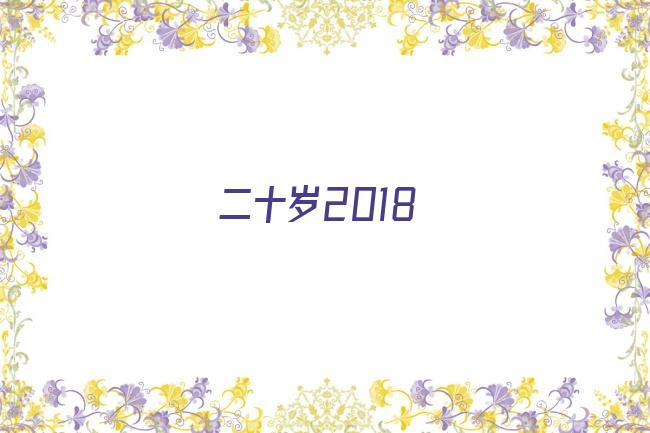 二十岁2018剧照