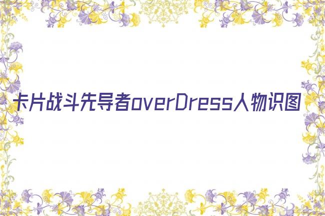 卡片战斗先导者overDress人物识图剧照