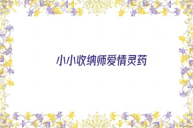 小小收纳师爱情灵药剧照