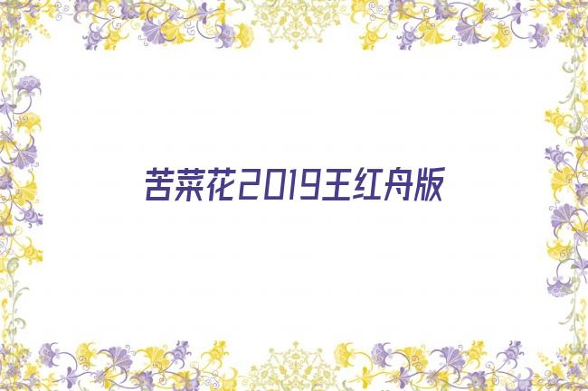 苦菜花2019王红舟版剧照